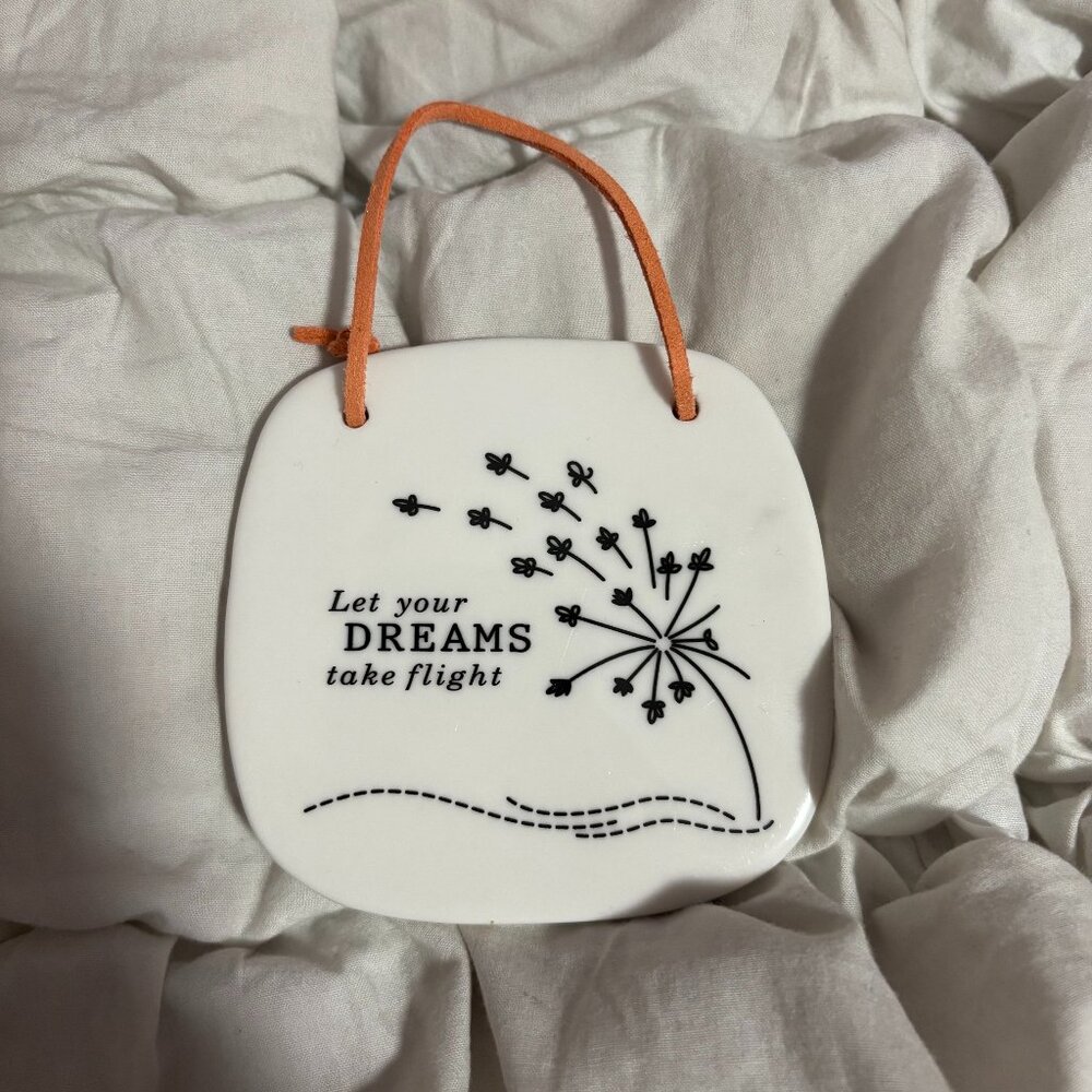 Free People Let Your Dreams Take Flight Ceramic Hanging Decor